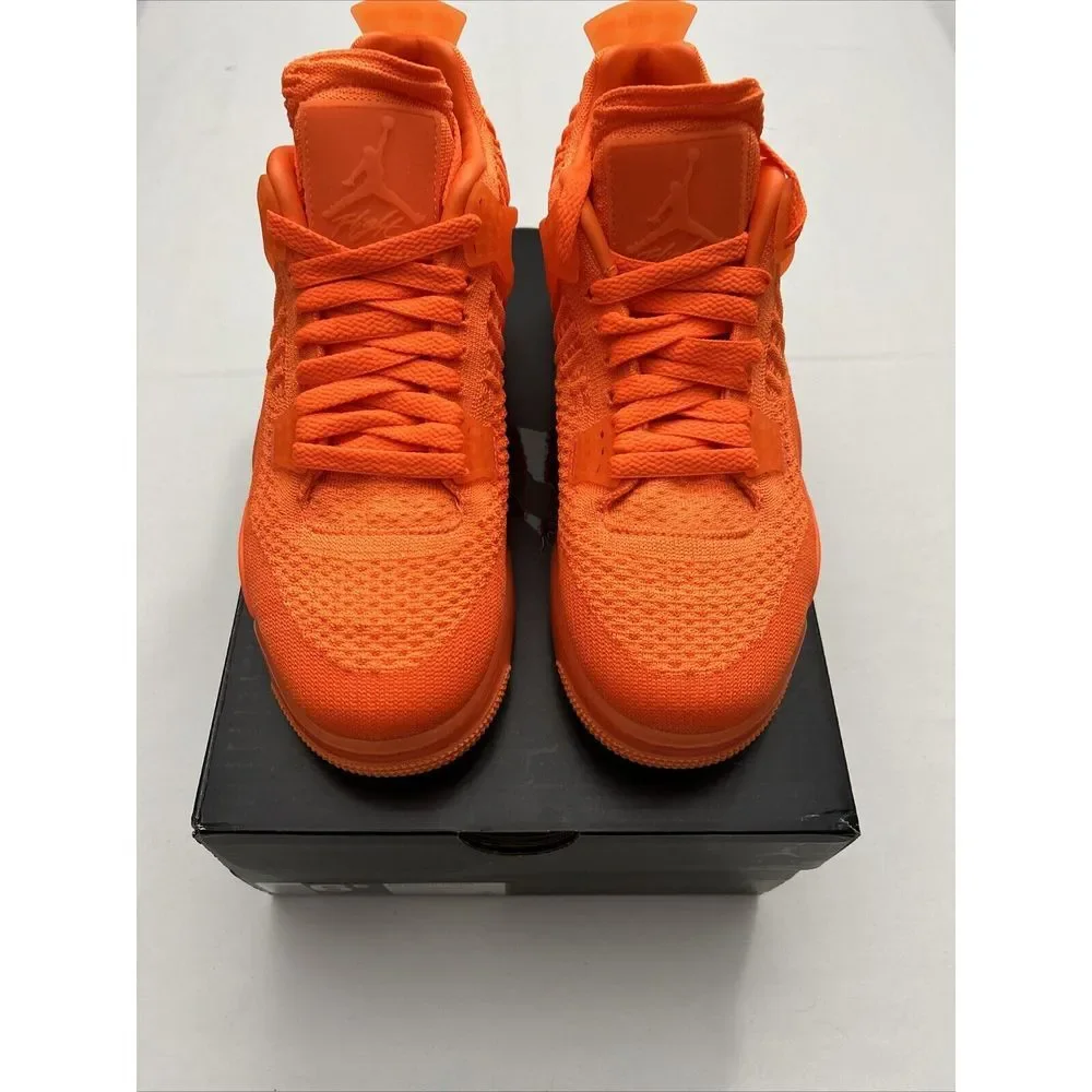 Nike Men 6.5 Air Jordan‎ 2019 4 Flyknit Total Orange 2931